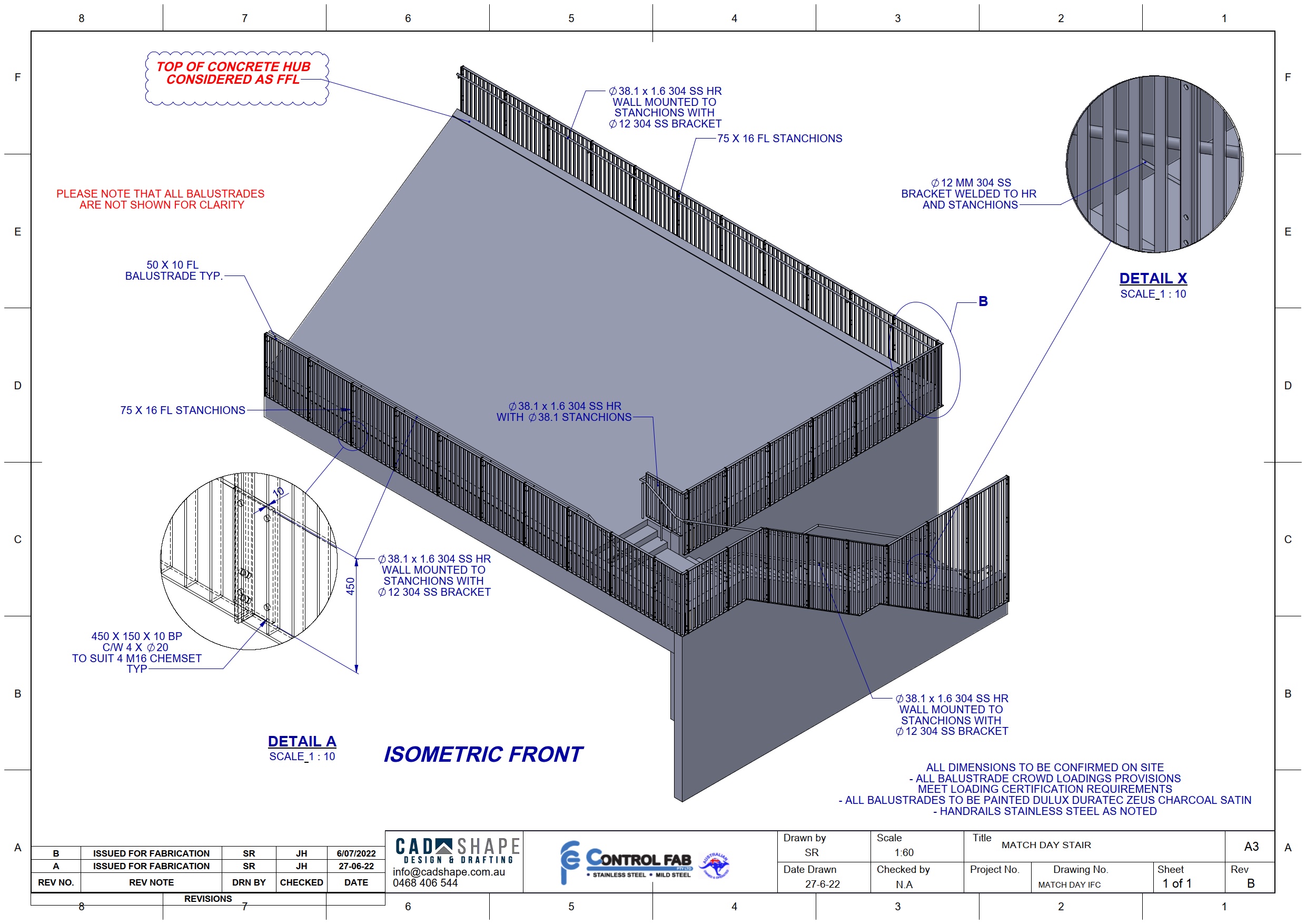 Gallery image for STAIR BALUSTRADES AND HANDRAILS